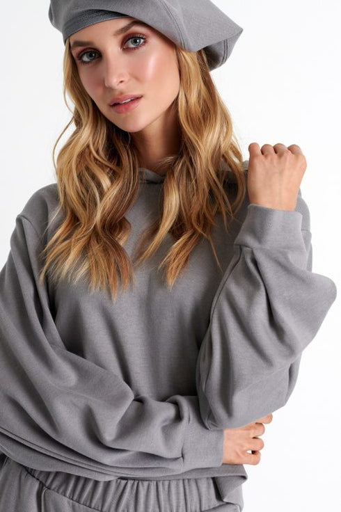 Shan Mila Puff sleeve hoodie